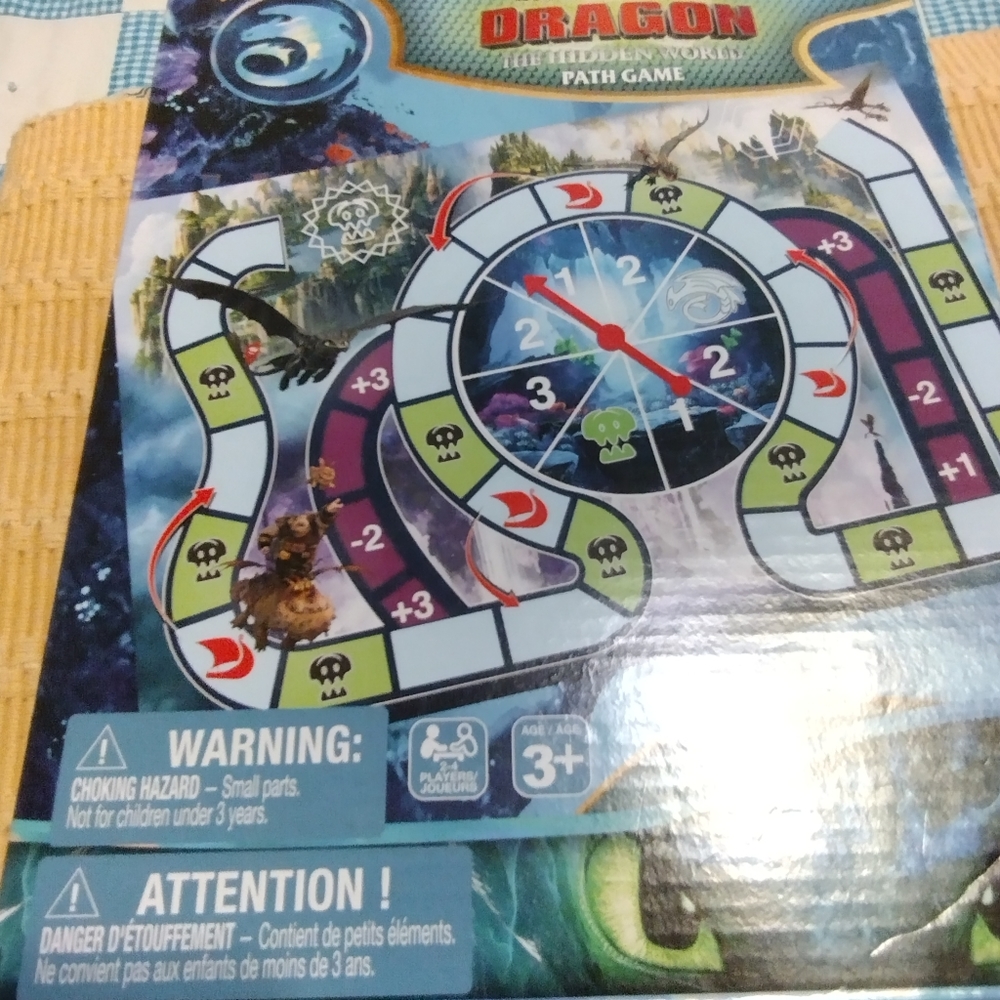 Nwt How to train your dragon board game